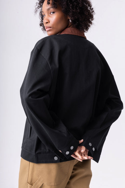 Worker Jacket Shift Black